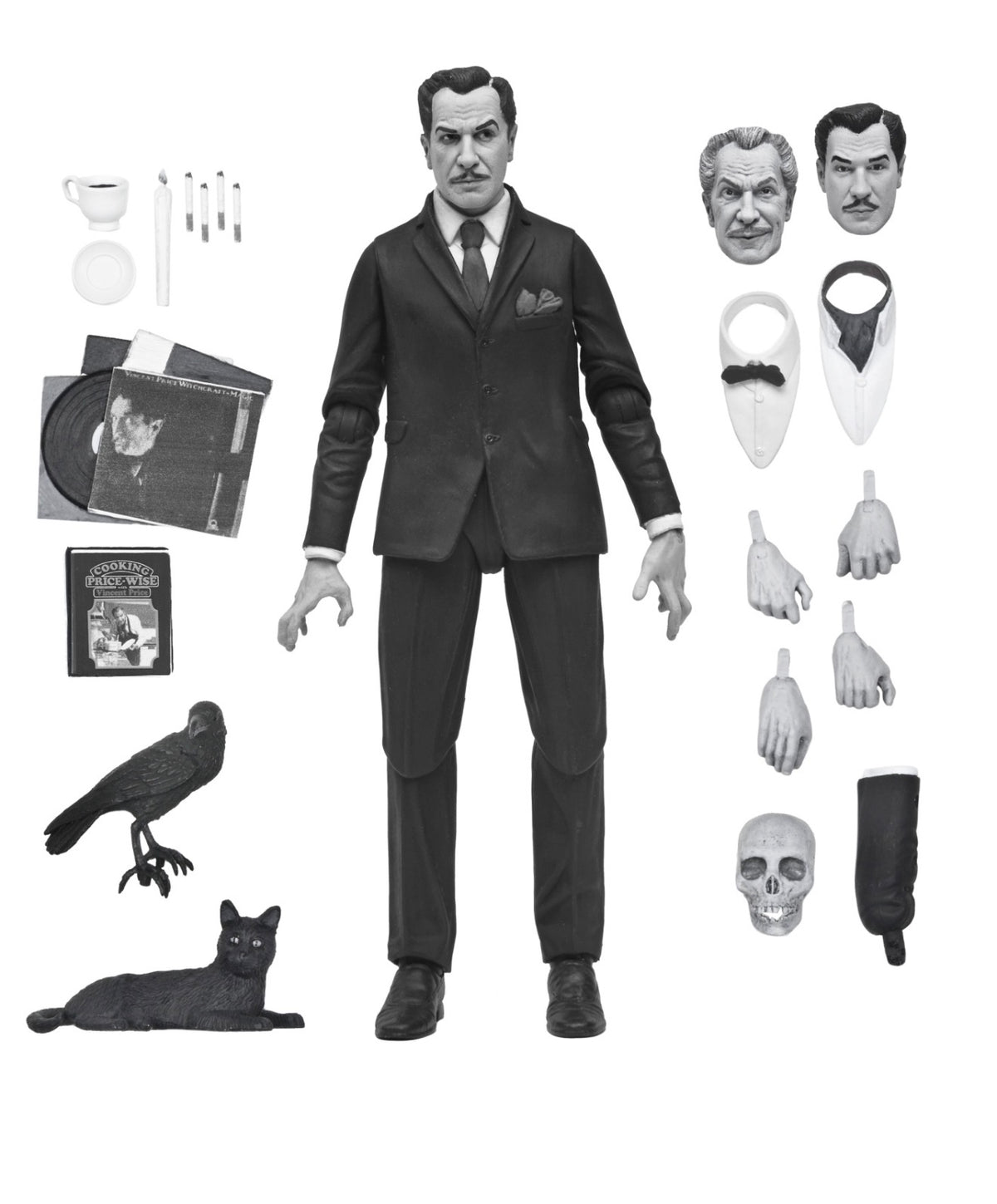 NECA Vincent Price Black & White Ultimate